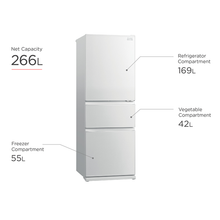 Load image into Gallery viewer, Mitsubishi MR-CGX41EX Bottom Freezer Refrigerator (3 Door)