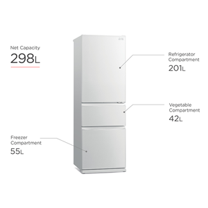 Mitsubishi MR-CGX46EX Bottom Freezer Refrigerator (3 Door)