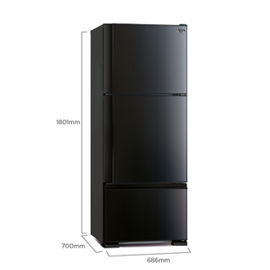 Mitsubishi MR-V50EX Top Freezer Refrigerator (3 Door)