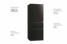 Load image into Gallery viewer, Mitsubishi MR-CGX56EX Bottom Freezer Refrigerator (3 Door)