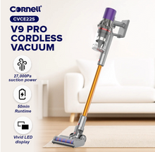 Load image into Gallery viewer, Cornell CVCE22S - V9 Cordless Vacuum, Powerful 27000Pa Handheld Vacuum Cleaner with LED Display