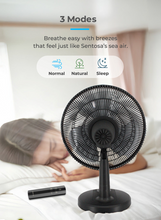 Load image into Gallery viewer, Mistral MTF1697DR - (Climate Voucher) Matt Black Gen 1 - 16" DC Table Fan with Remote