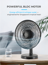 Load image into Gallery viewer, Mistral MTF1697DR - (Climate Voucher) Matt Black Gen 1 - 16" DC Table Fan with Remote