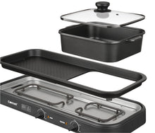 Load image into Gallery viewer, Cornell CCG-EL98DT 2-in-1 Steamboat BBQ Pan Grill Hot Pot Set