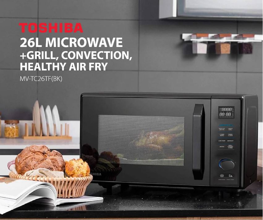 Grilling With The TOSHIBA Air Fryer Microwave 