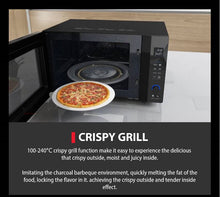 Load image into Gallery viewer, Toshiba MV-TC26TF(BK) Black Ceramic INVERTECH™4.0(inverter) Interior Microwave + Grill + Convection + Health Air Fry, 26L